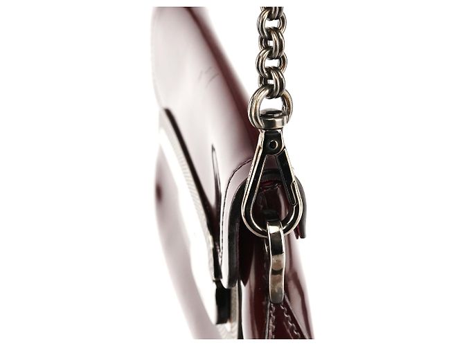 Prada Borsa a spalla Spazzolato Mirror Burgundy 2004 - vista 7
