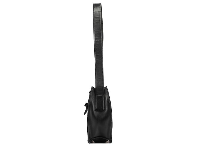 Prada Borsa a tracolla Black Tessuto Vitello Nylon - vista 2
