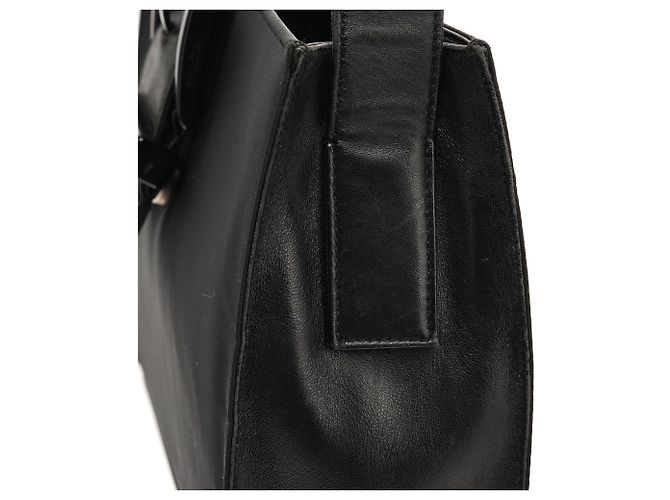 Prada Borsa a tracolla Black Tessuto Vitello Nylon - vista 9