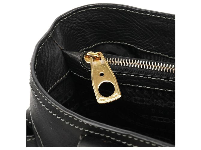 Céline Borsa Tote Boogie in pelle nera - vista 12