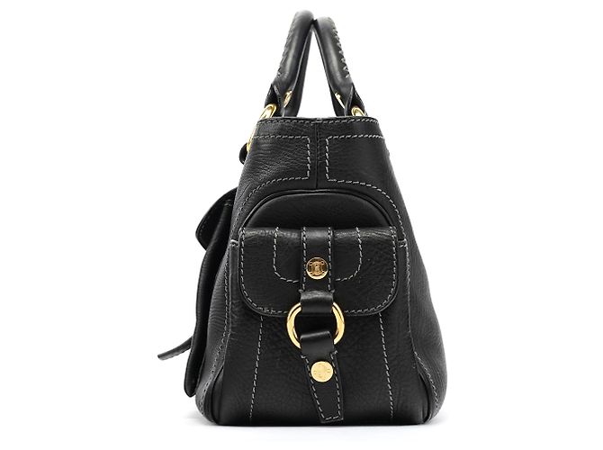 Céline Borsa Tote Boogie in pelle nera - vista 2