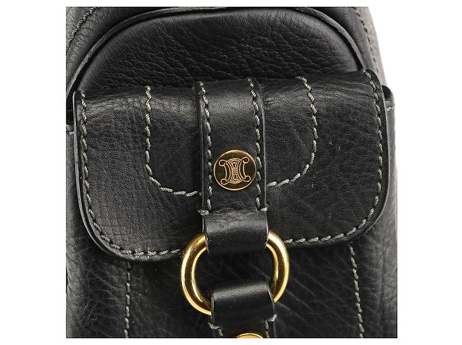 Céline Borsa Tote Boogie in pelle nera - vista 7