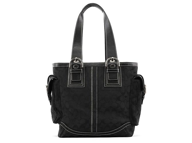 Coach 10079 Borsa Tote Signature Soho Nera - vista 3