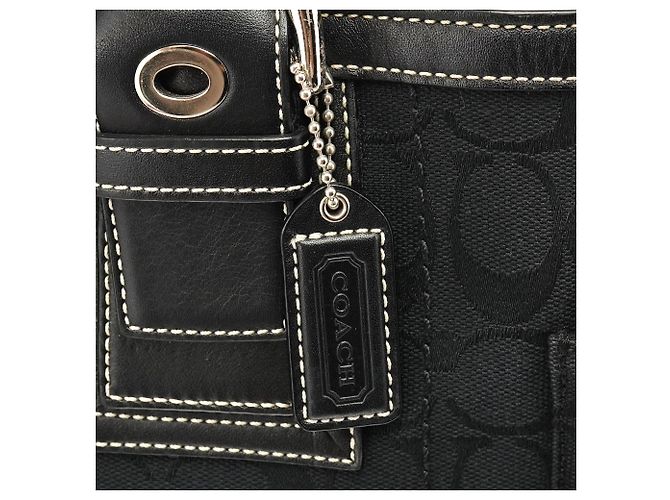 Coach 10079 Borsa Tote Signature Soho Nera - vista 5