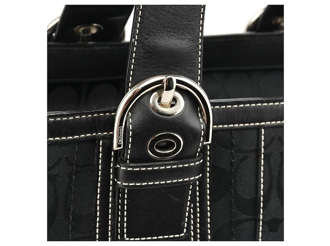 Coach 10079 Borsa Tote Signature Soho Nera - vista 6