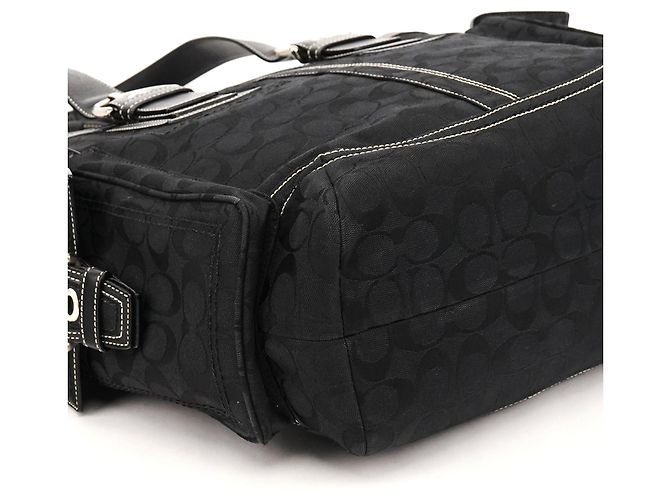 Coach 10079 Borsa Tote Signature Soho Nera - vista 7