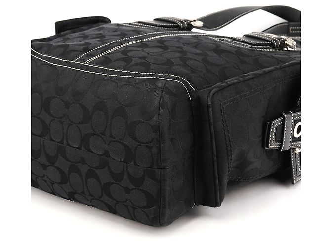 Coach 10079 Borsa Tote Signature Soho Nera - vista 8