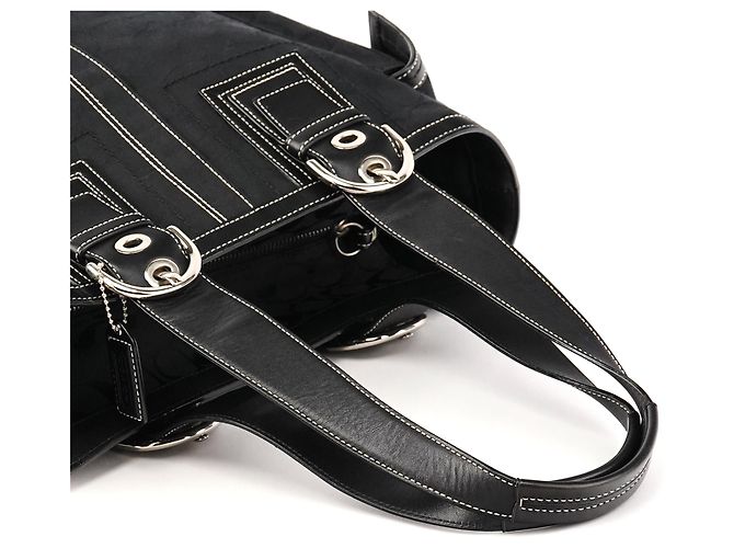 Coach 10079 Borsa Tote Signature Soho Nera - vista 9