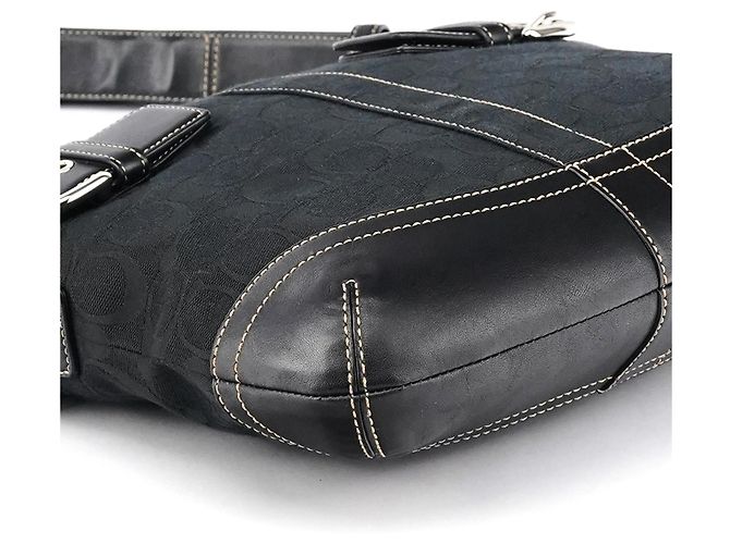 Coach 3574 Black Signature Soho 2-Way Bag - vista 11