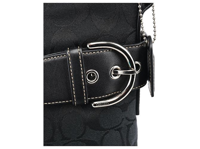 Coach 3574 Black Signature Soho 2-Way Bag - vista 7