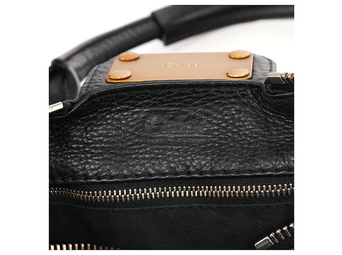 Chloé Borsa a tracolla Paddington in pelle nera - vista 14