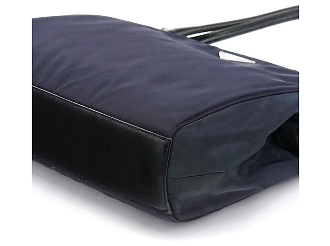 Prada Borsa a tracolla Chic in nylon Tessuto viola - vista 10
