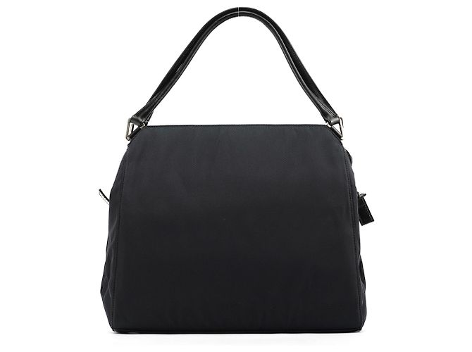 Prada Borsa a tracolla Chic in nylon Tessuto viola - vista 3