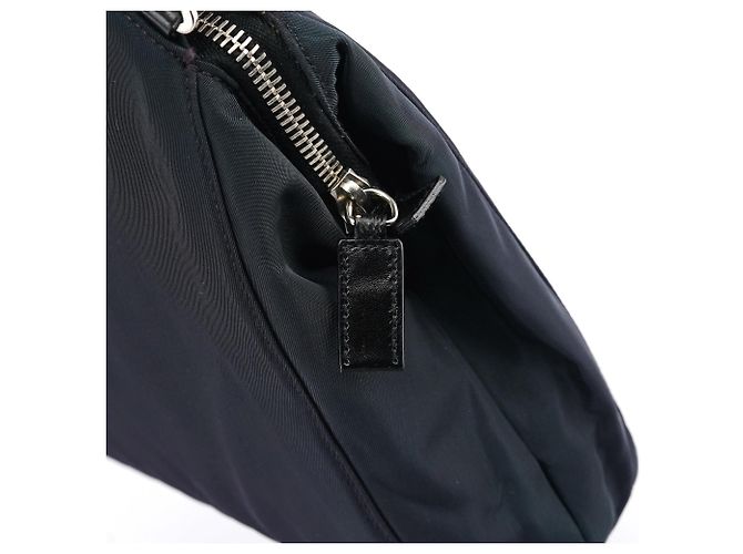 Prada Borsa a tracolla Chic in nylon Tessuto viola - vista 7