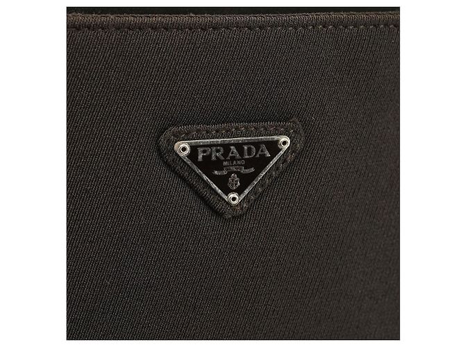 Prada Borsa a tracolla Swing Chain in Tessuto marrone scuro 1996 - vista 5