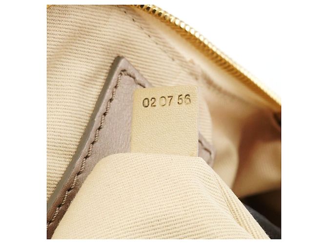 Chloé Borsa Tote Bay in pelle avorio - vista 14