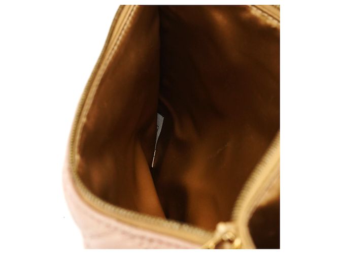 Marc Jacobs  mala de ombro em pele acolchoada bege com fivela - vista 13