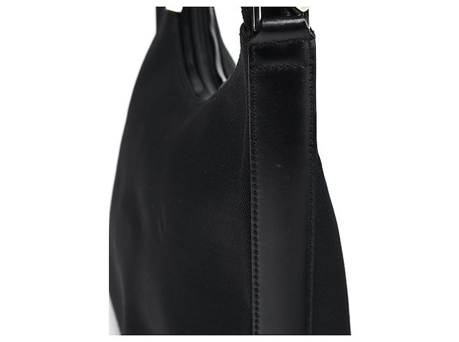 Gucci 000 0601 Borsa a tracolla in tela nera - vista 11