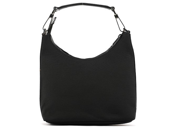 Gucci 000 0601 Borsa a tracolla in tela nera - vista 3