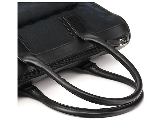 Gucci Borsa Tote 000 0584 in tela GG nera - vista 10