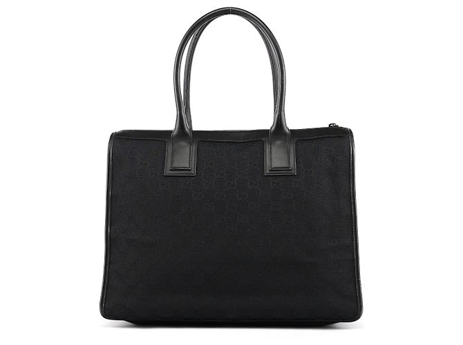 Gucci Borsa Tote 000 0584 in tela GG nera - vista 3