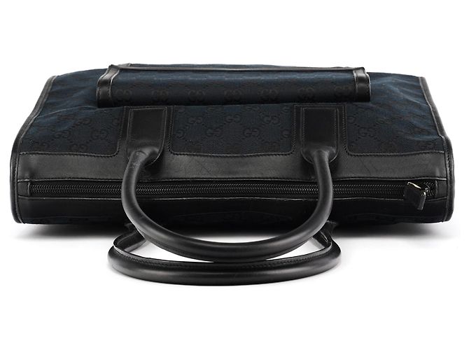 Gucci Borsa Tote 000 0584 in tela GG nera - vista 4