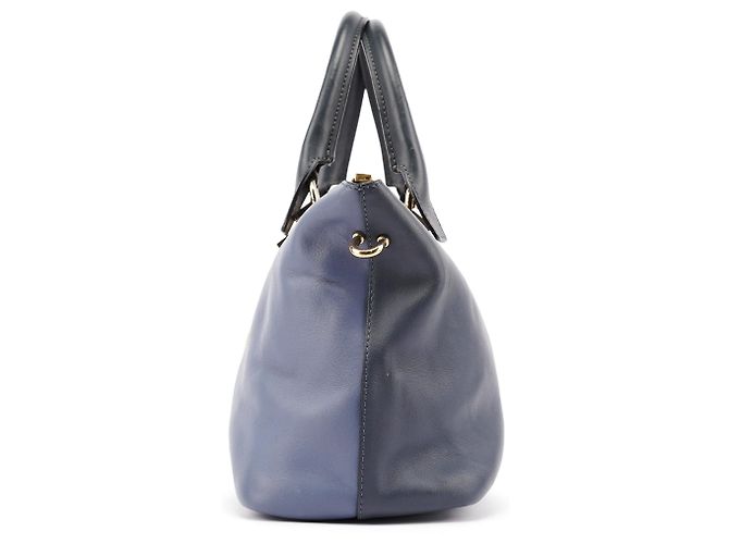 Chloé Borsa Tote Bailey in pelle azzurro pallido - vista 2