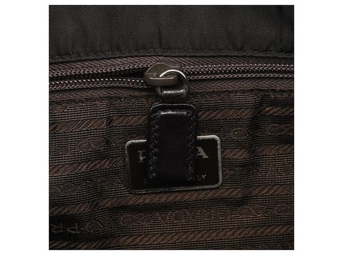 Prada Borsa Tote B6059 Dark Green Tessuto Trend Nappa - vista 11