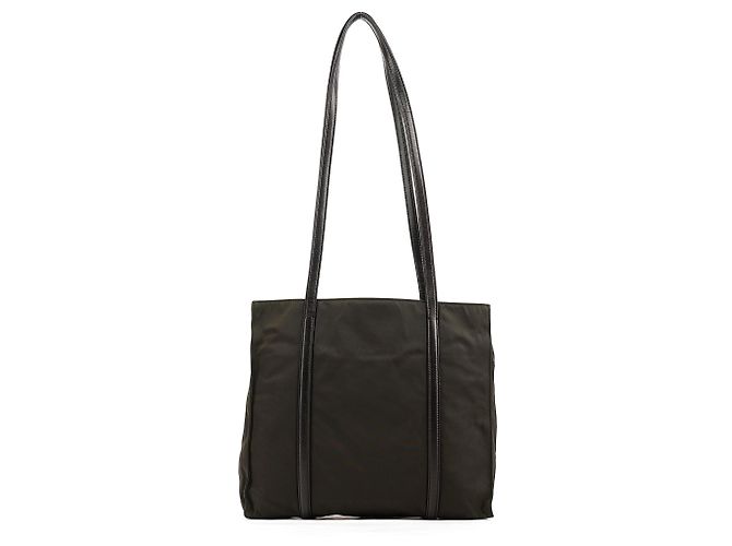 Prada Borsa Tote B6059 Dark Green Tessuto Trend Nappa - vista 3