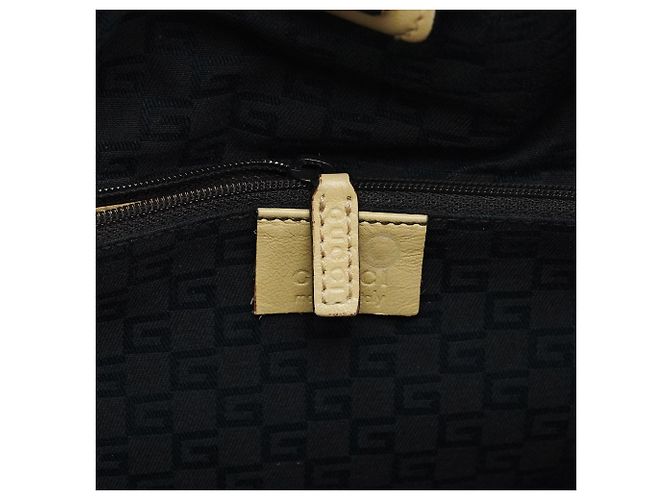 Gucci 76554 Borsa Hobo in pelle beige arricciata - vista 11