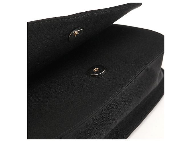 Prada Borsa a tracolla in nylon Tessuto Swing nera con catena 1996 - vista 12