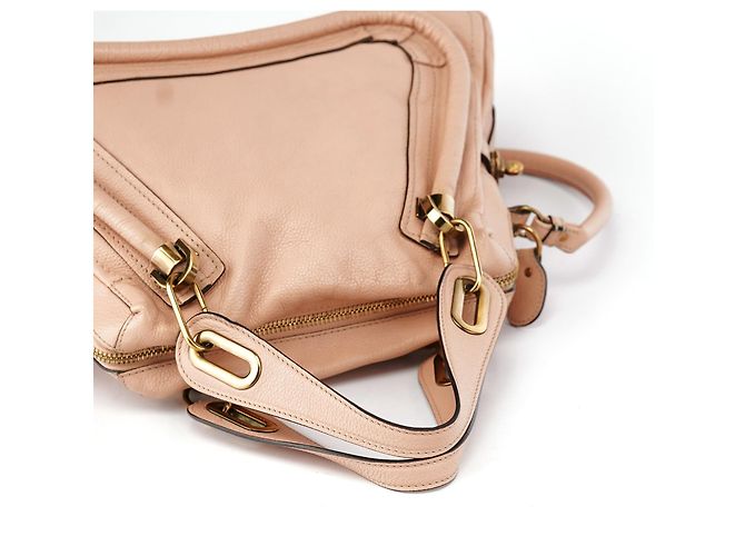 Chloé Borsa a tracolla 2-way Paraty in pelle rosa chiaro - vista 11
