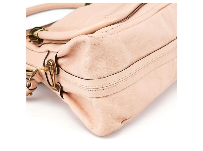 Chloé Borsa a tracolla 2-way Paraty in pelle rosa chiaro - vista 12