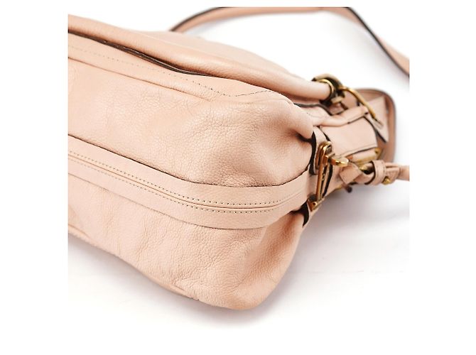 Chloé Borsa a tracolla 2-way Paraty in pelle rosa chiaro - vista 13