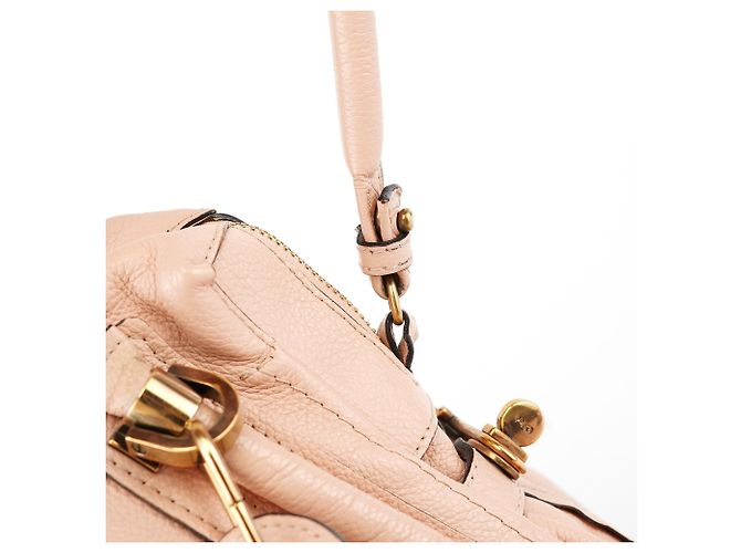 Chloé Borsa a tracolla 2-way Paraty in pelle rosa chiaro - vista 14