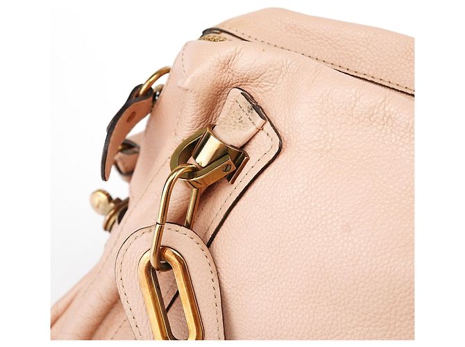 Chloé Borsa a tracolla 2-way Paraty in pelle rosa chiaro - vista 15