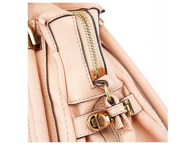 Chloé Borsa a tracolla 2-way Paraty in pelle rosa chiaro - vista 16