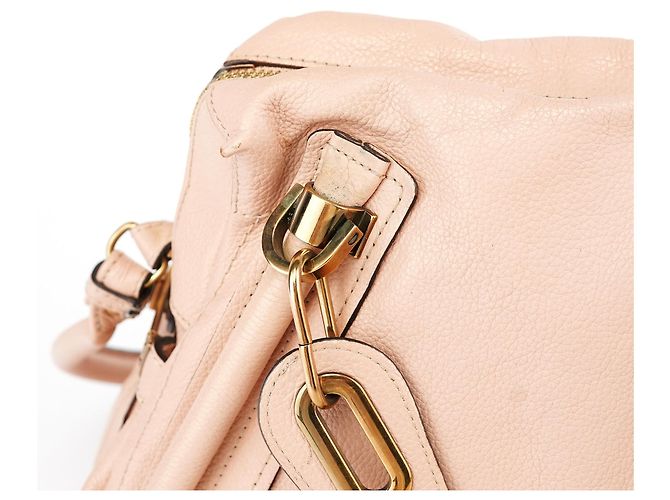 Chloé Borsa a tracolla 2-way Paraty in pelle rosa chiaro - vista 18