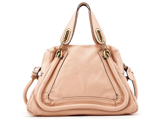Chloé Borsa a tracolla 2-way Paraty in pelle rosa chiaro - vista 2