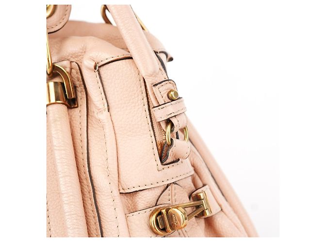 Chloé Borsa a tracolla 2-way Paraty in pelle rosa chiaro - vista 8
