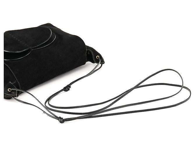 Gucci Borsa a tracolla a cuore in camoscio nero 2002 - vista 12