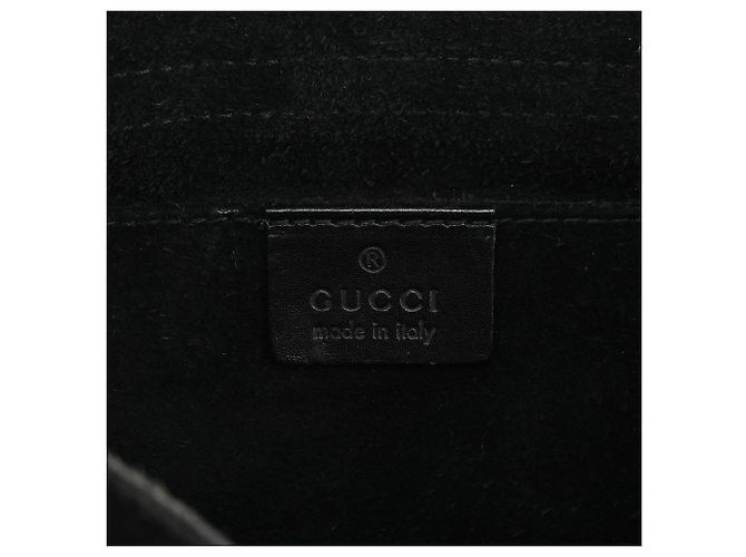 Gucci Borsa a tracolla a cuore in camoscio nero 2002 - vista 13