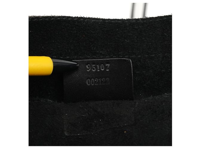 Gucci Borsa a tracolla a cuore in camoscio nero 2002 - vista 14