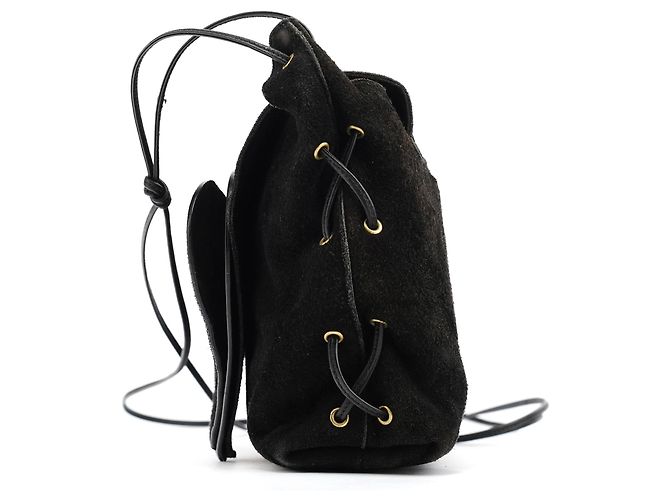 Gucci Borsa a tracolla a cuore in camoscio nero 2002 - vista 2