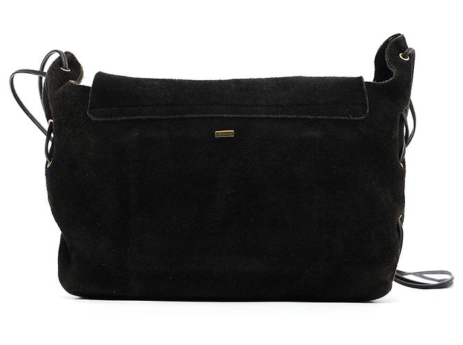 Gucci Borsa a tracolla a cuore in camoscio nero 2002 - vista 3