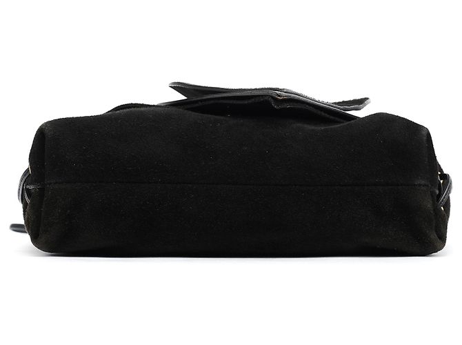Gucci Borsa a tracolla a cuore in camoscio nero 2002 - vista 6