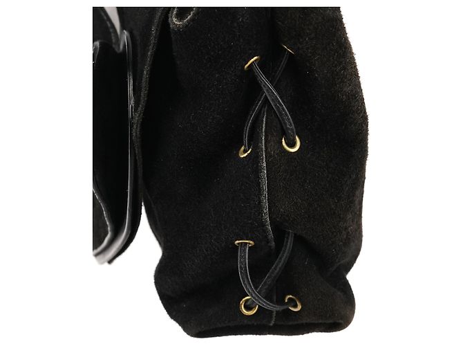 Gucci Borsa a tracolla a cuore in camoscio nero 2002 - vista 8