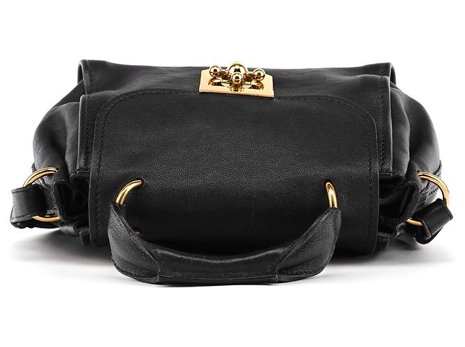 Chloé Borsa 2-Way Elsie in pelle nera - vista 4