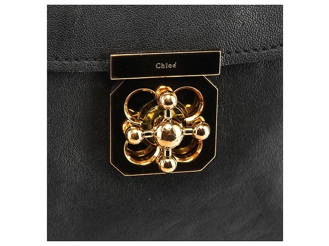 Chloé Borsa 2-Way Elsie in pelle nera - vista 6