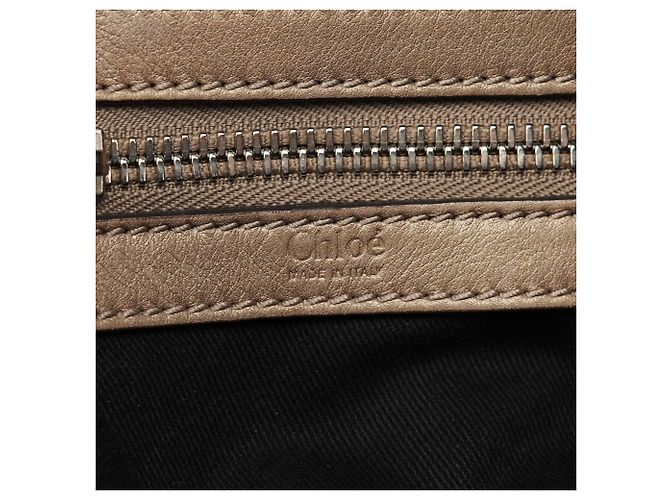 Borsa a tracolla Bay Chloé in pelle blu turchese navy - vista 14